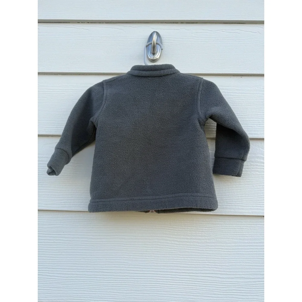 Columbia‎ Toddler Baby Boys' Steens Mountain Fleece Jacket Grey Size 6-12 Months